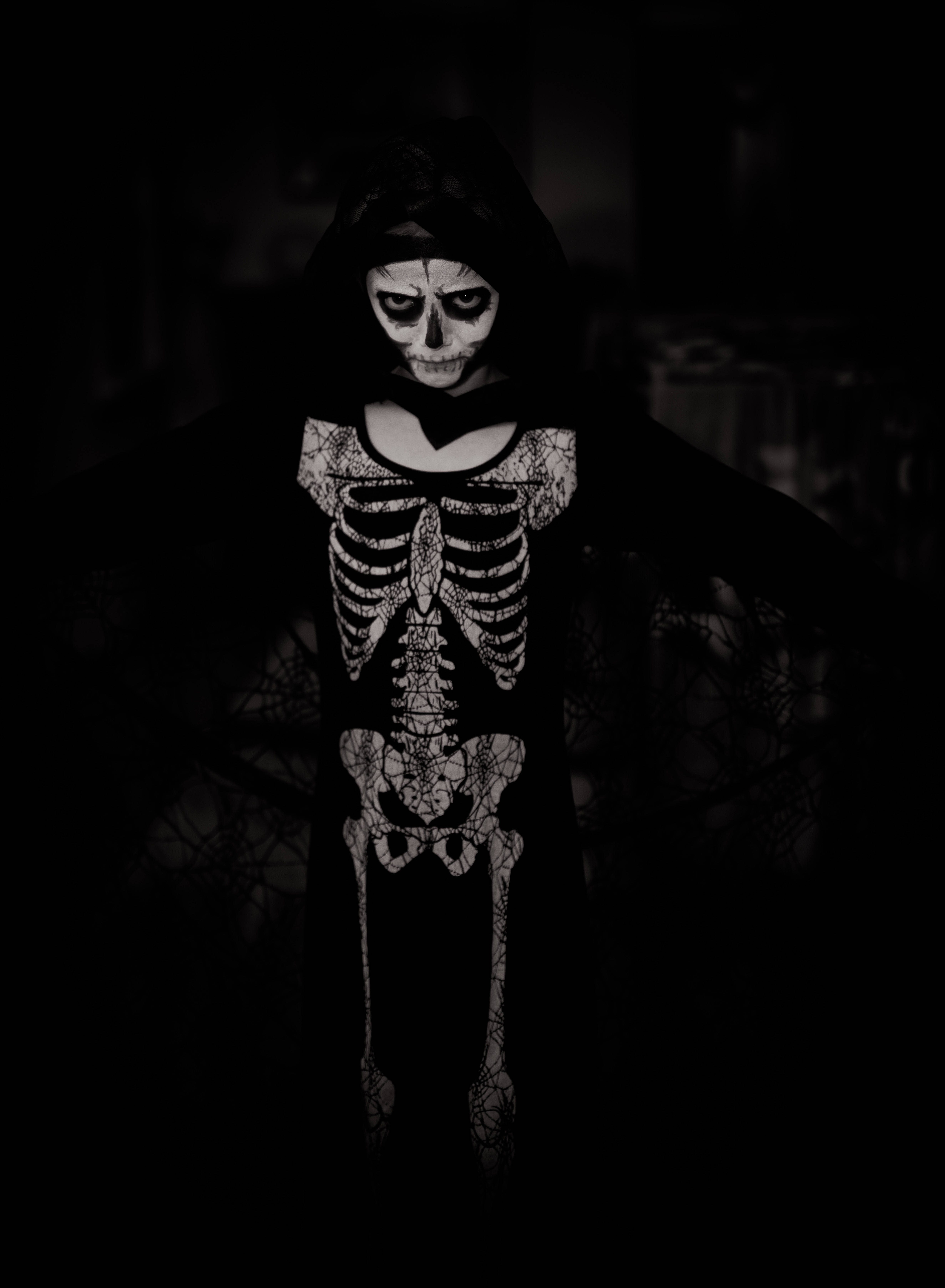 Halloween-asu luuranko Taustakuvat