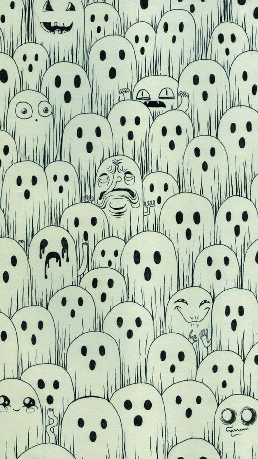 Halloween Grunge Haamut Taustakuvat