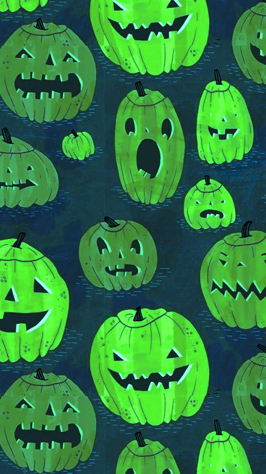 Halloween-kurpitsat hehkuvin silmin Taustakuvat