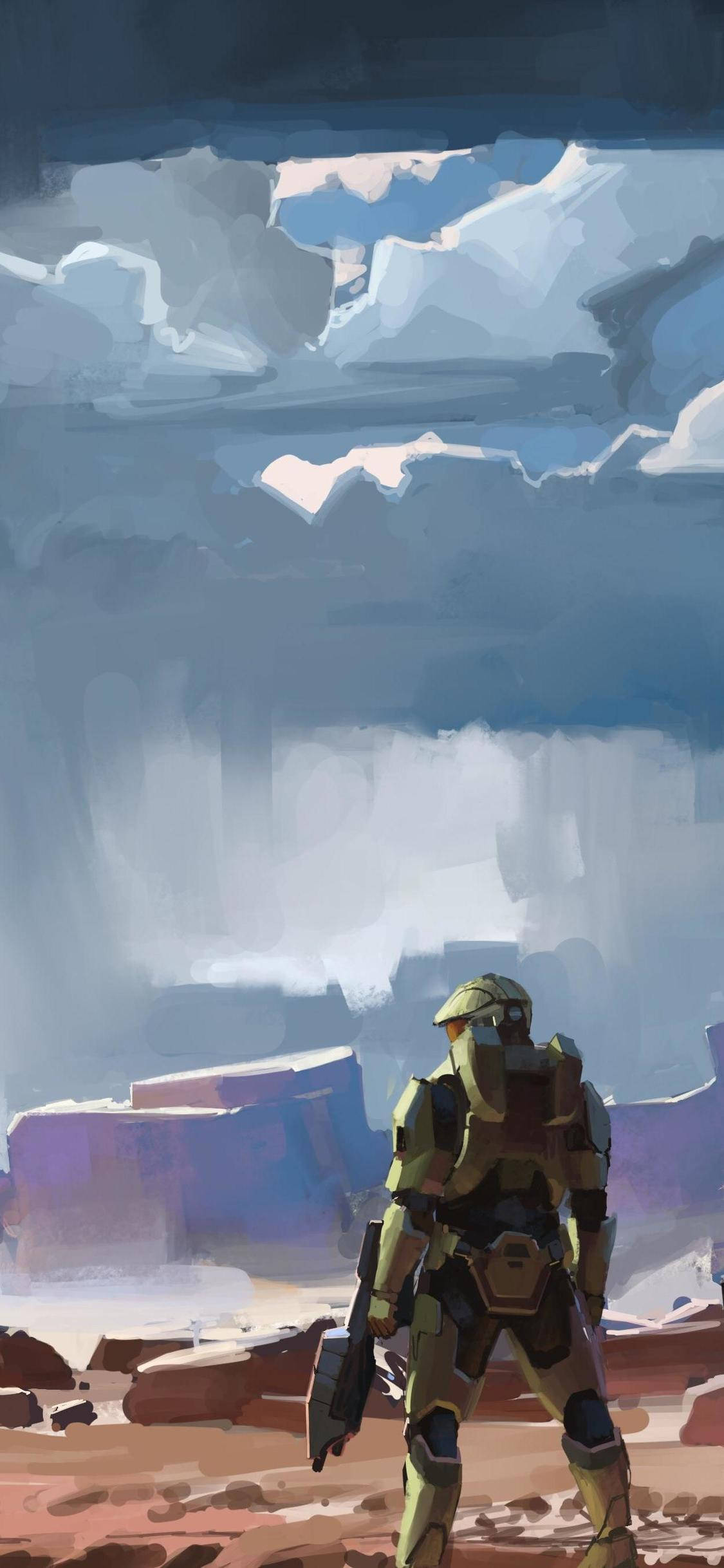 Halo Infinite Digitaalinen Taide Taustakuvat