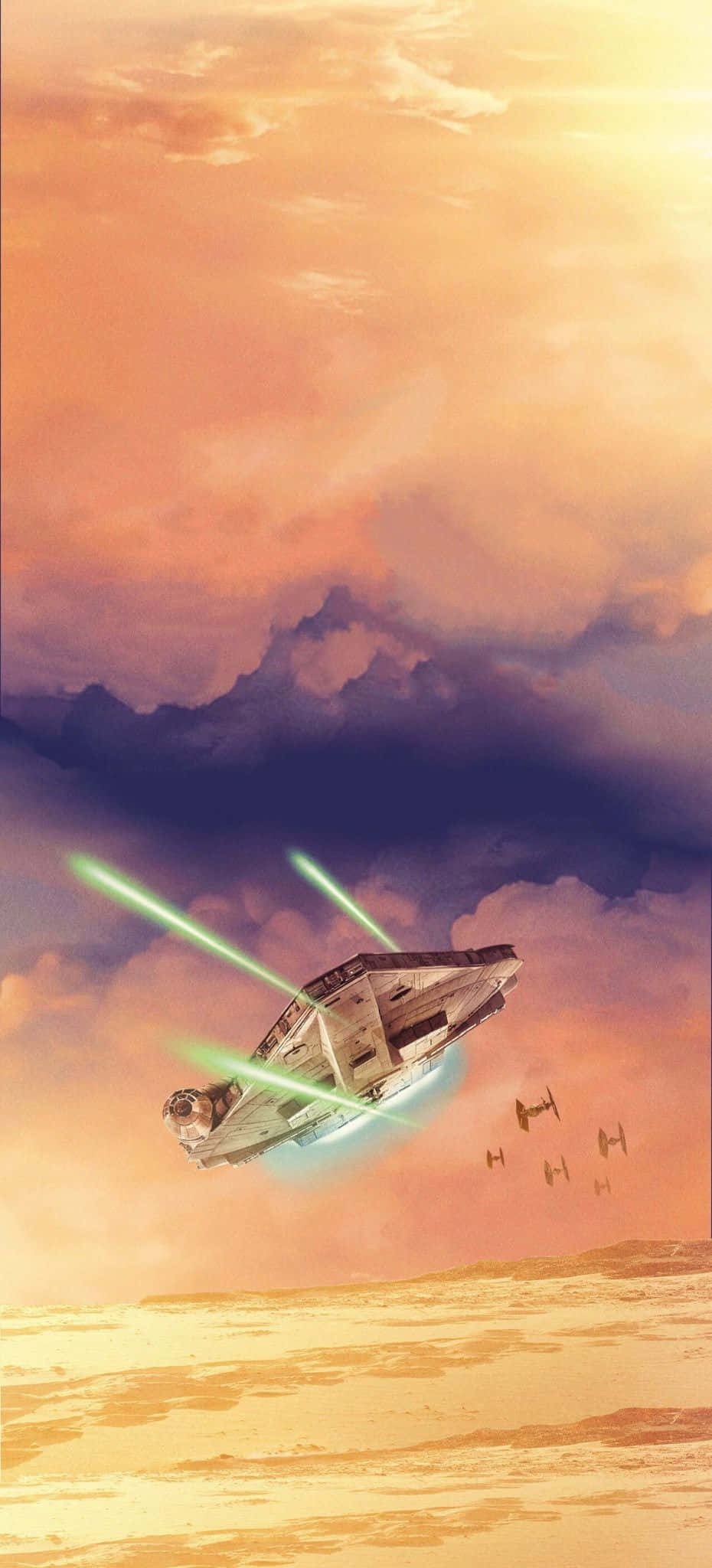 Han Solo ja Chewbacca elokuvassa Solo: A Star Wars Story Taustakuvat