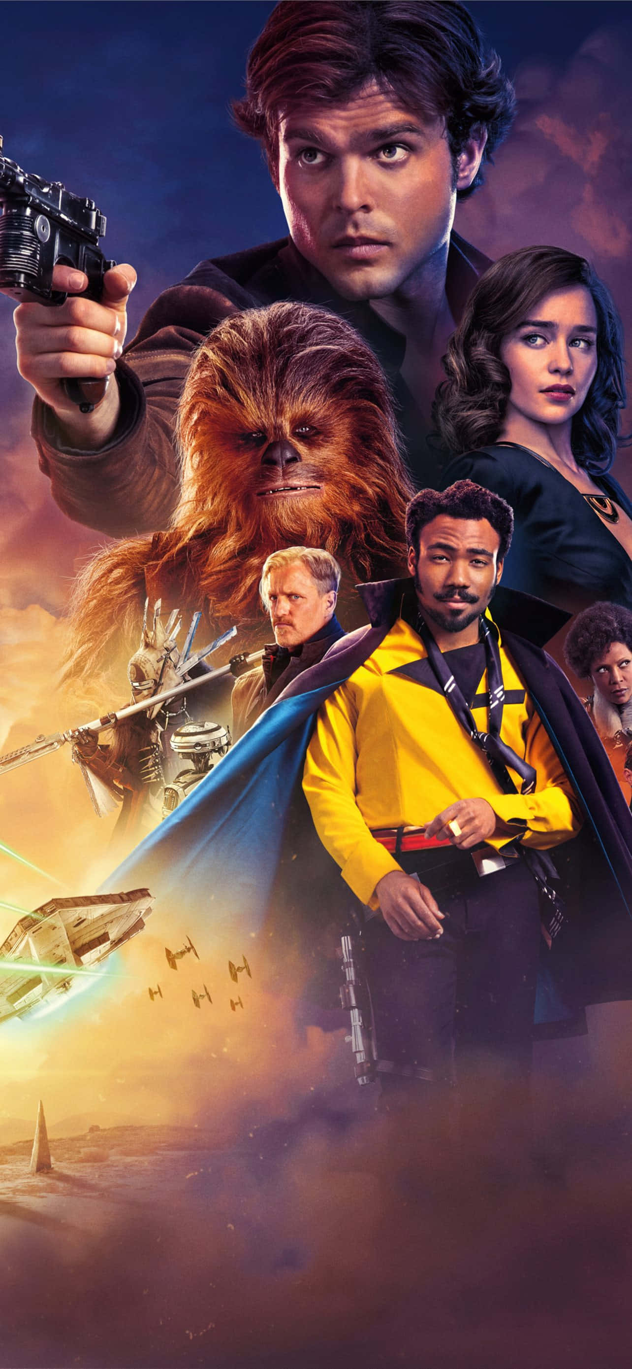 Han Solo ja hänen tiiminsä toiminnassa Taustakuvat