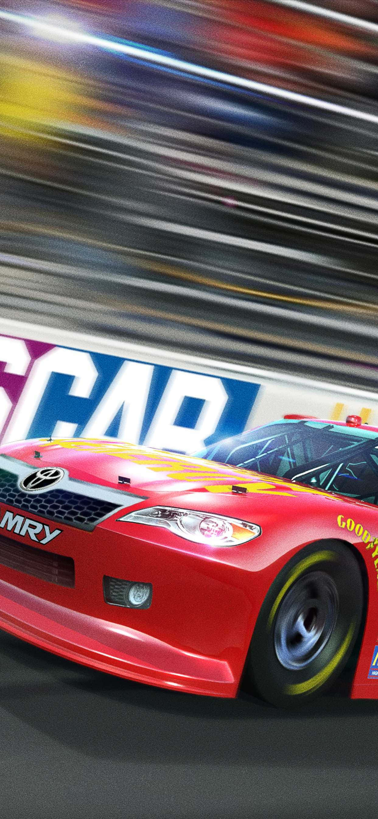 Hanki Nascar-ajokilpailujen hauskuus mukaan iPhoneen Taustakuvat