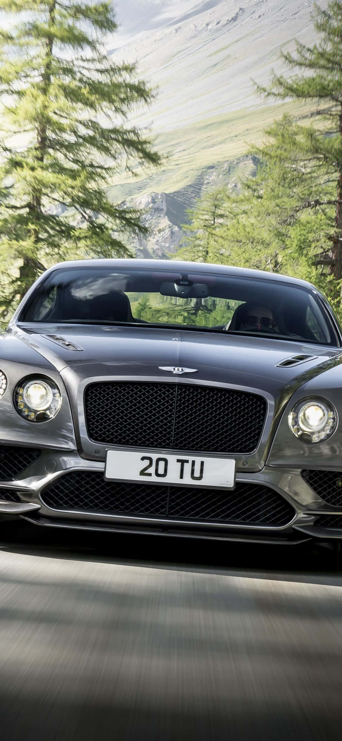 Harmaa Continental Bentley iPhone Taustakuvat