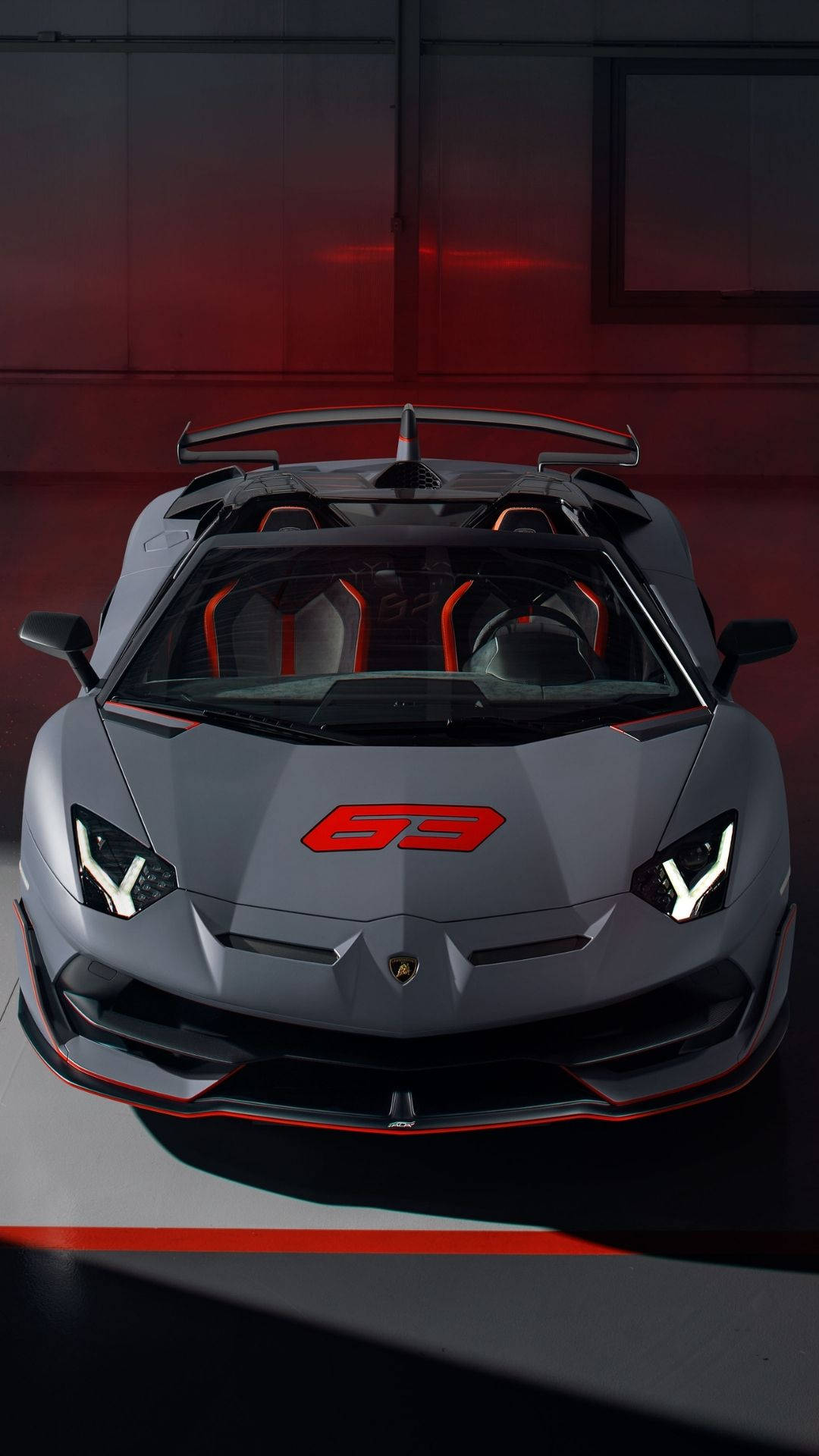 Harmaa Lamborghini Aventador SVJ Taustakuvat