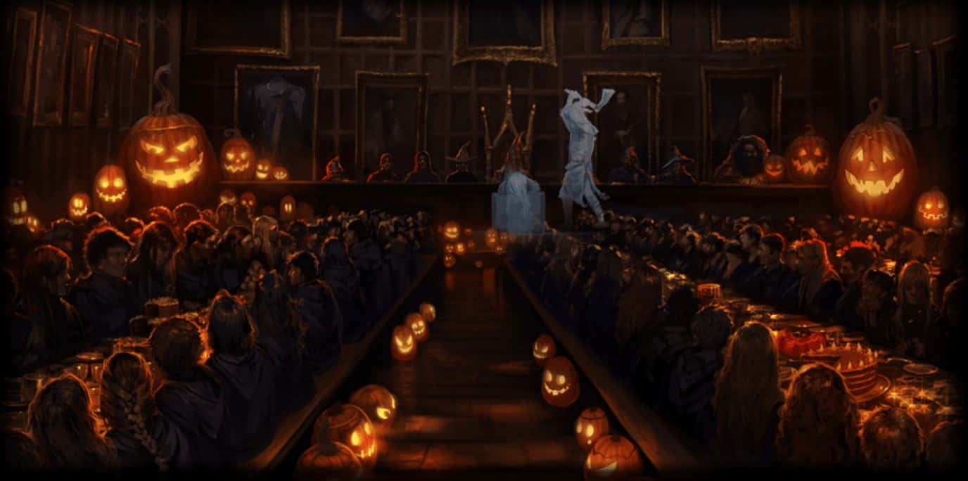 Harry Potter Halloween Loistavat Kurpitsat Taustakuvat