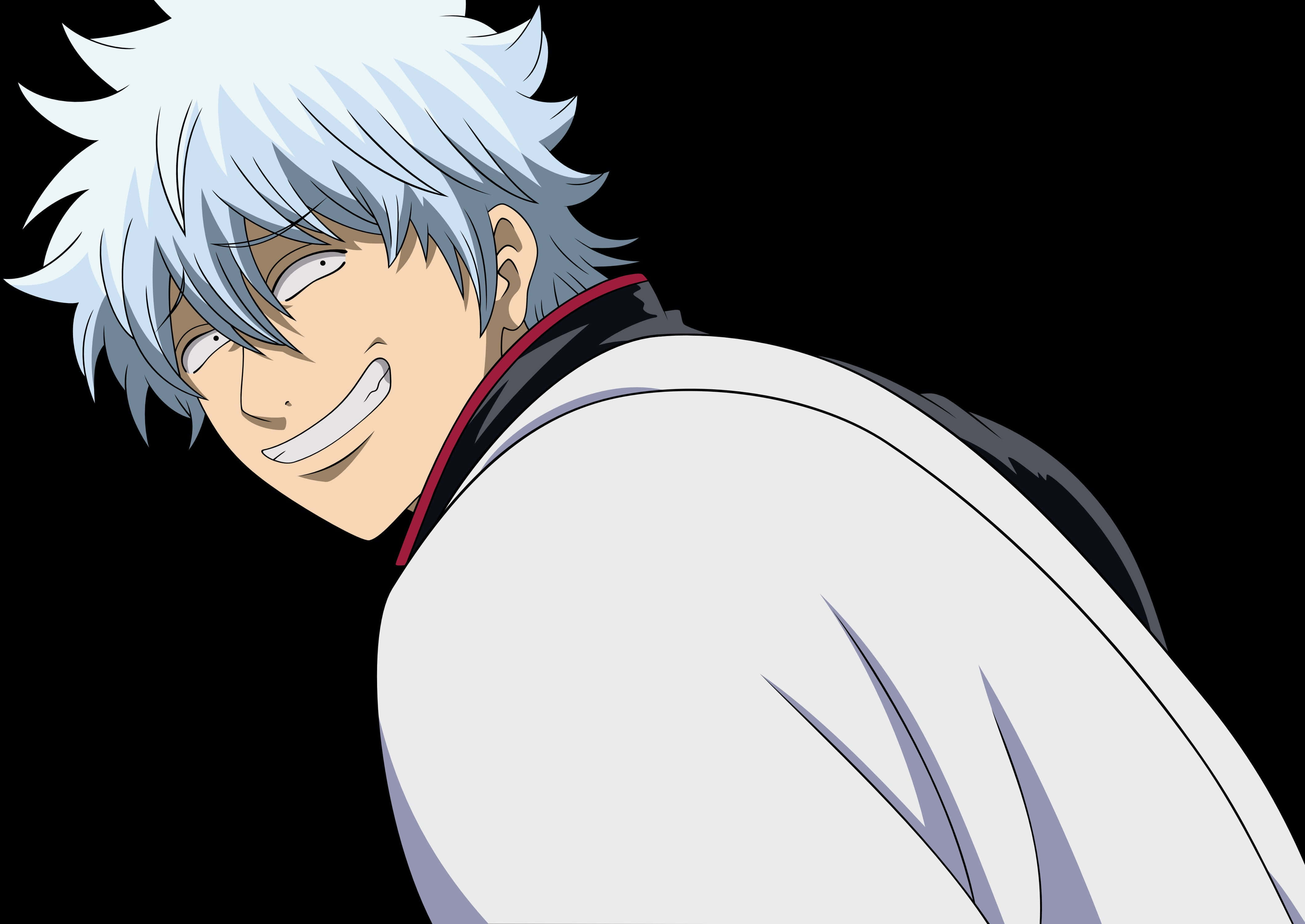 Hauska anime-profiilikuva Gintoki Sakata Taustakuvat