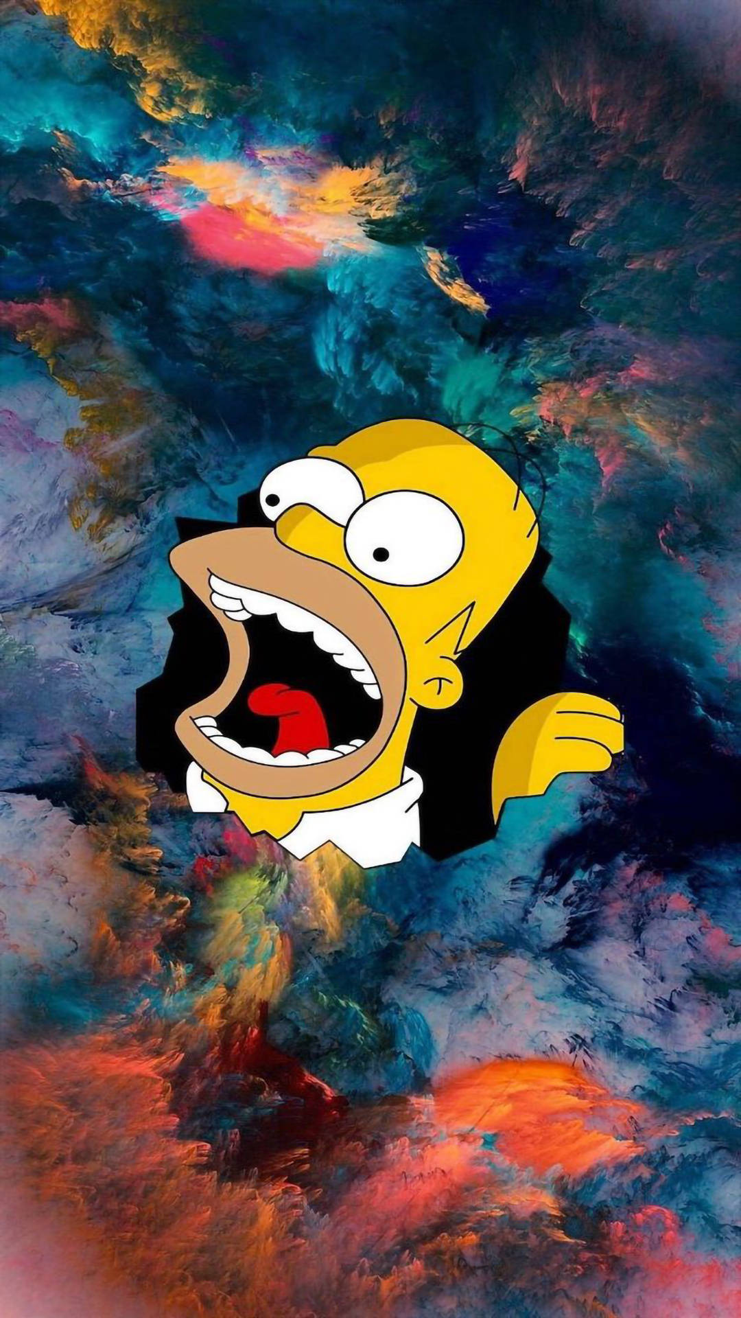 Hauska esteettinen Homer musta aukko Taustakuvat