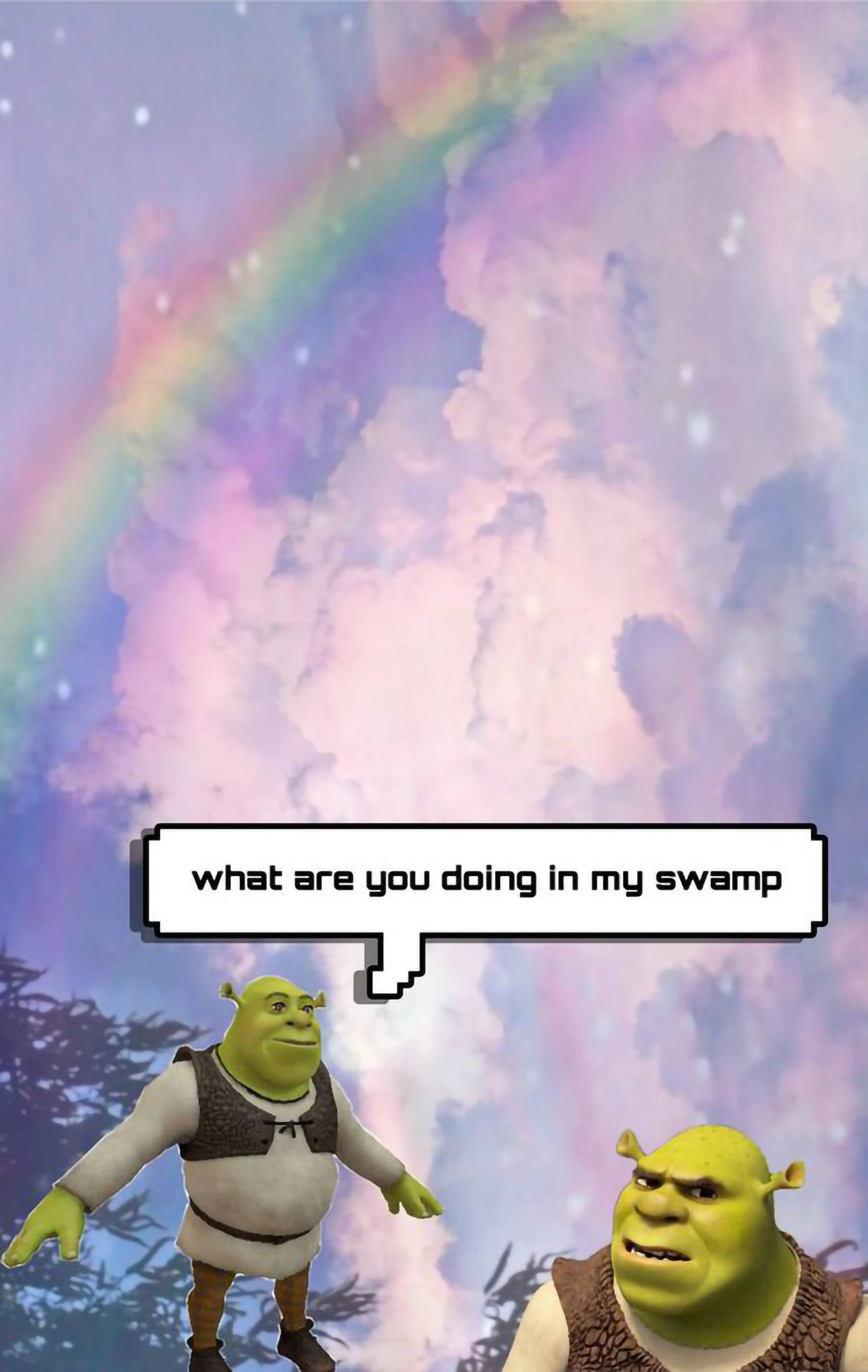Hauska esteettinen Shrek-suovalli Taustakuvat