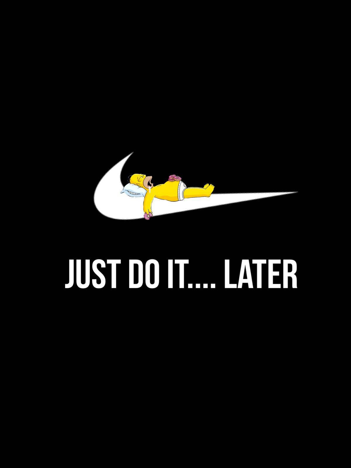 Hauska Homer Nike -estetiikka Taustakuvat