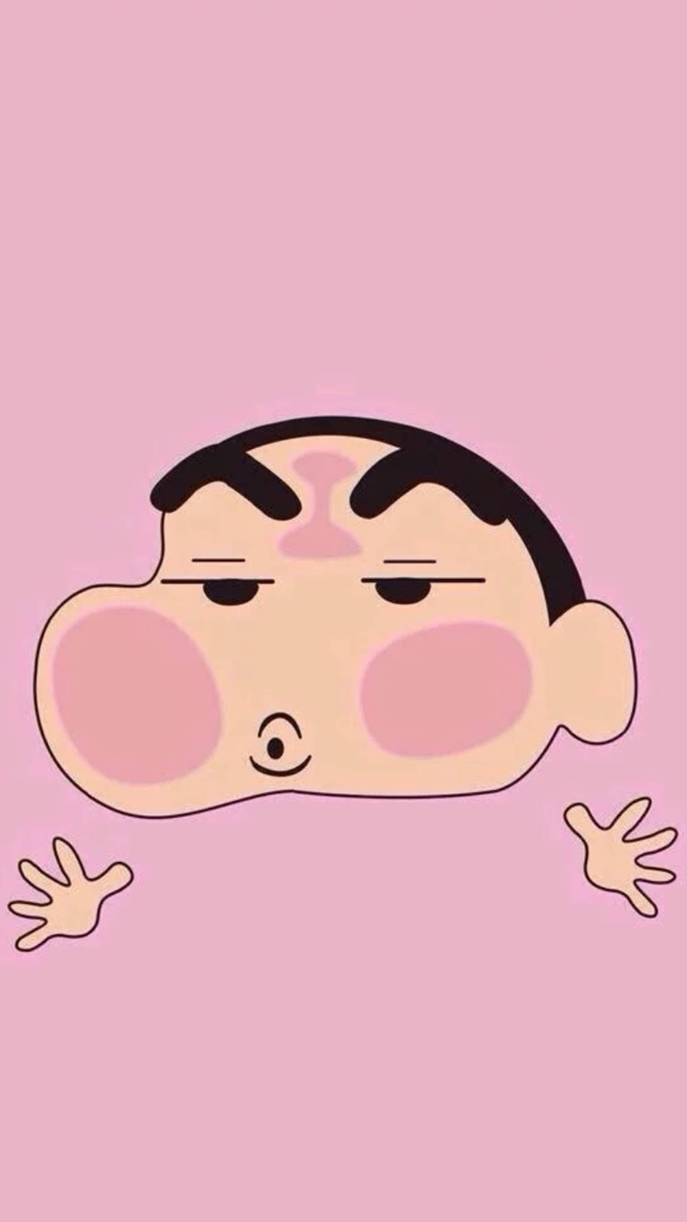 Hauska manga-hahmo Shin Chan iPhone Taustakuvat