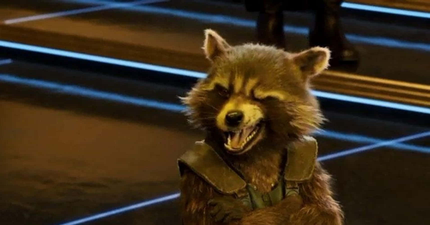 Hauska Marvel-vihainen Rocket-hiisku Guardians of the Galaxy -kuva Taustakuvat