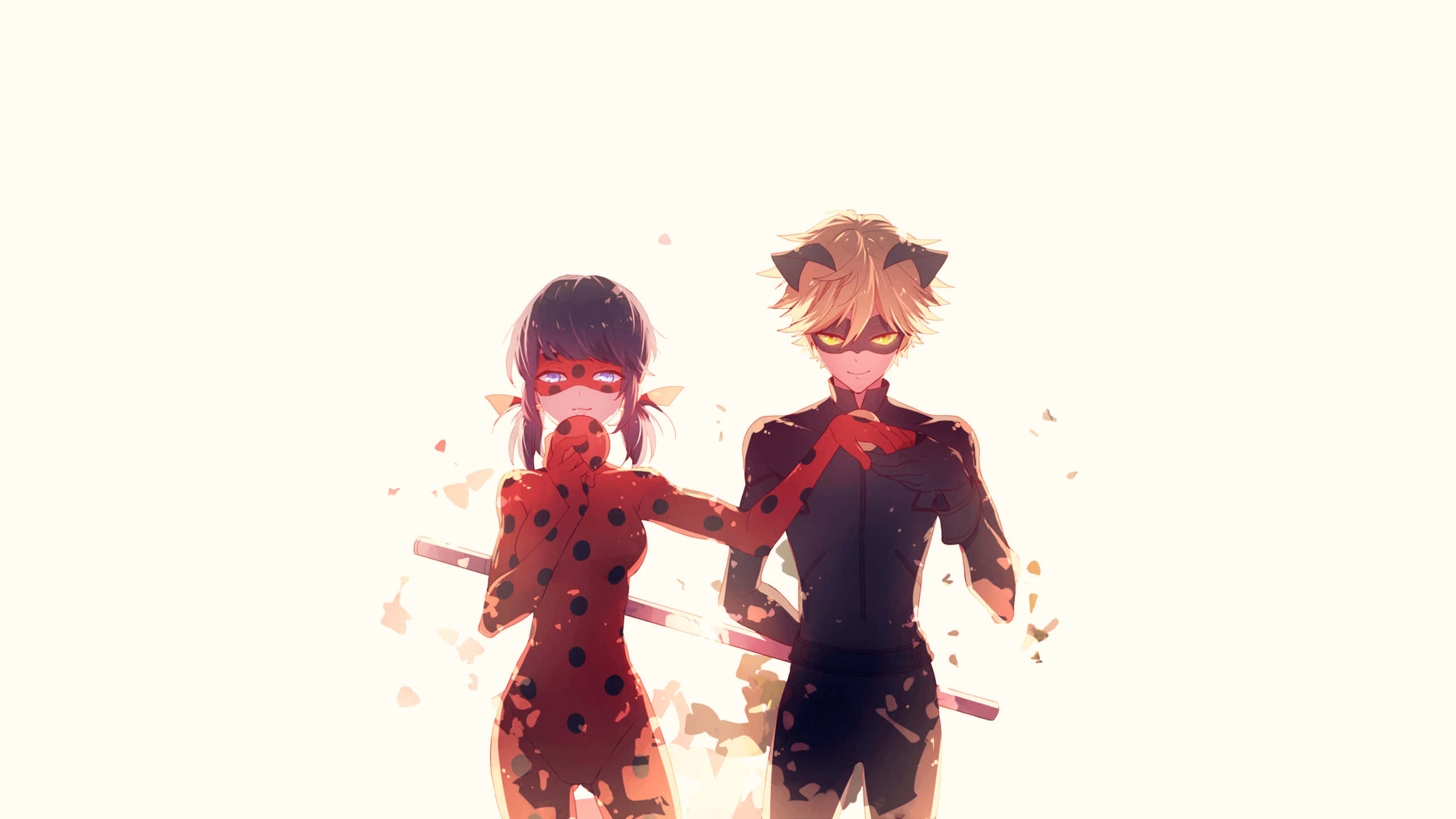 Hauska Miraculous Ladybug Cat Noir Anime-estetiikkakuva Taustakuvat