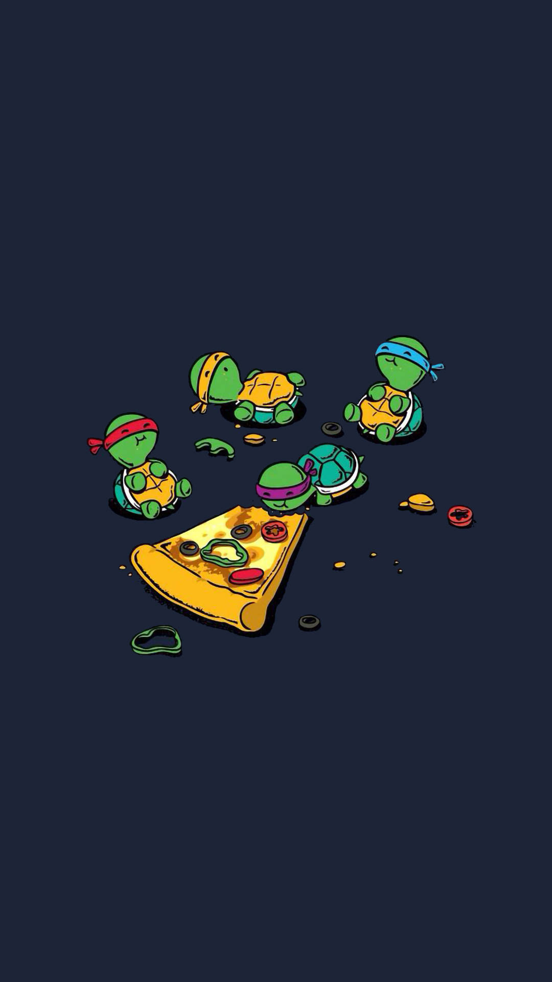 Hauska Ninja Turtles -estetiikka Taustakuvat