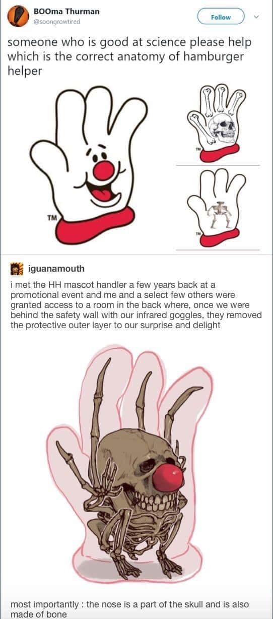 Hauskat meemit Hamburger Helper Tumblr-kuvat Taustakuvat