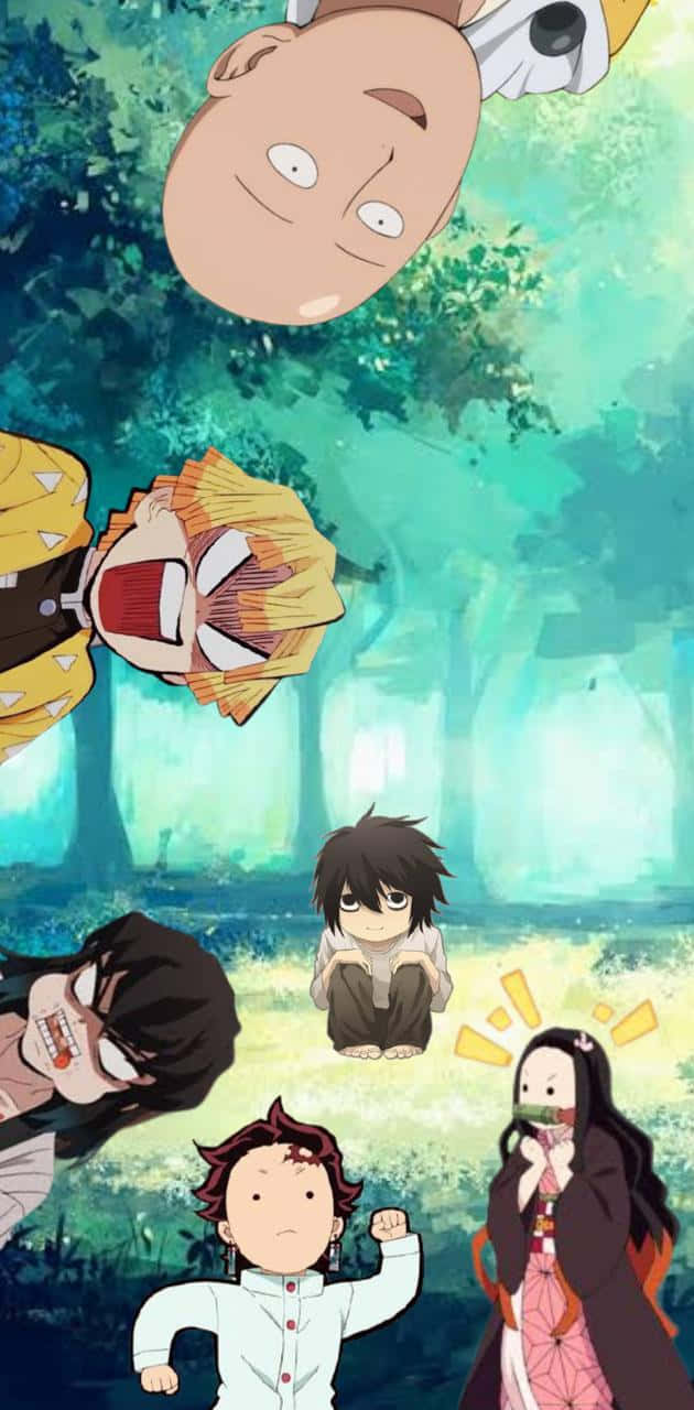 Hauskoja animehetkiä! Taustakuvat