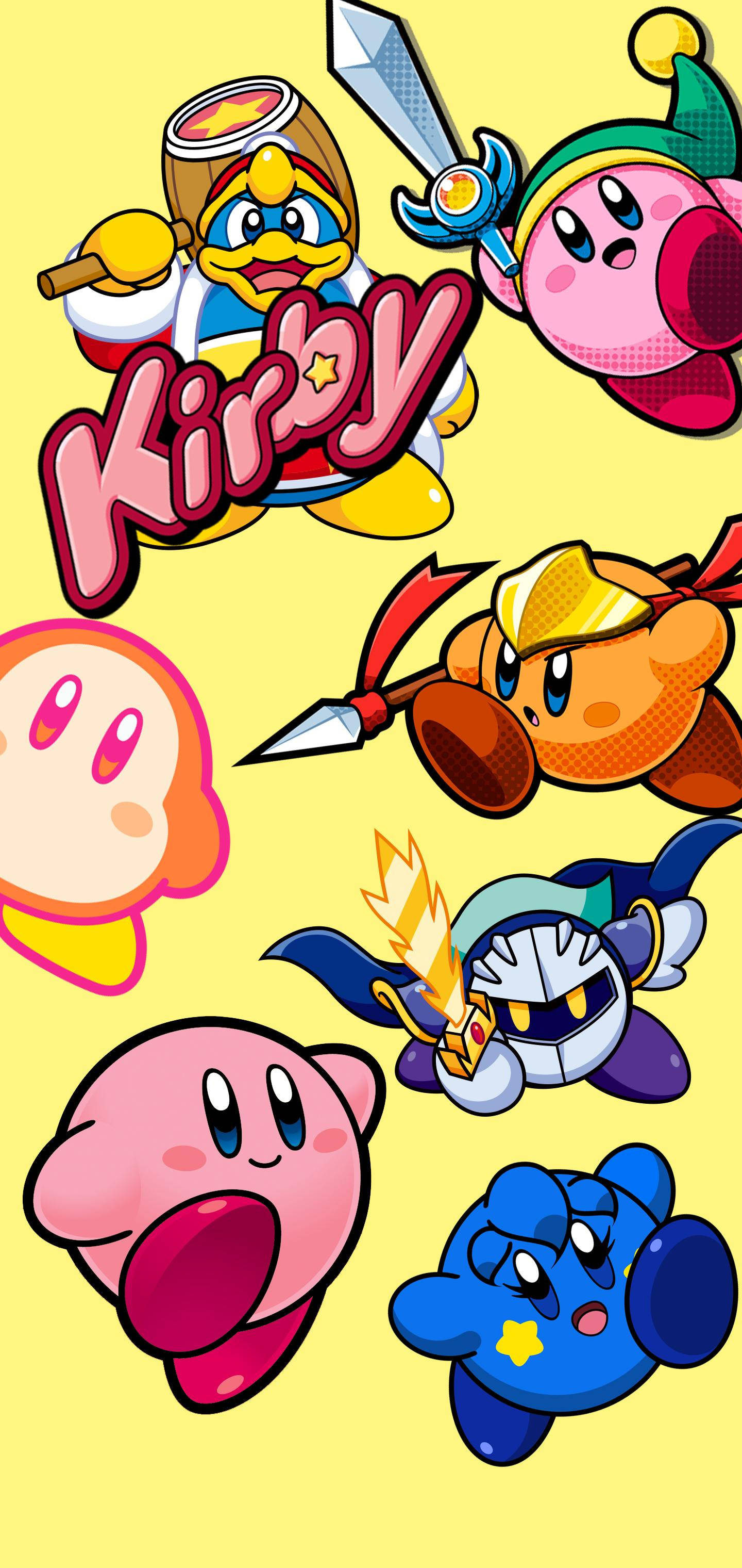 Hauskojen hetkien viettoa: Kirby ja ystävät Taustakuvat