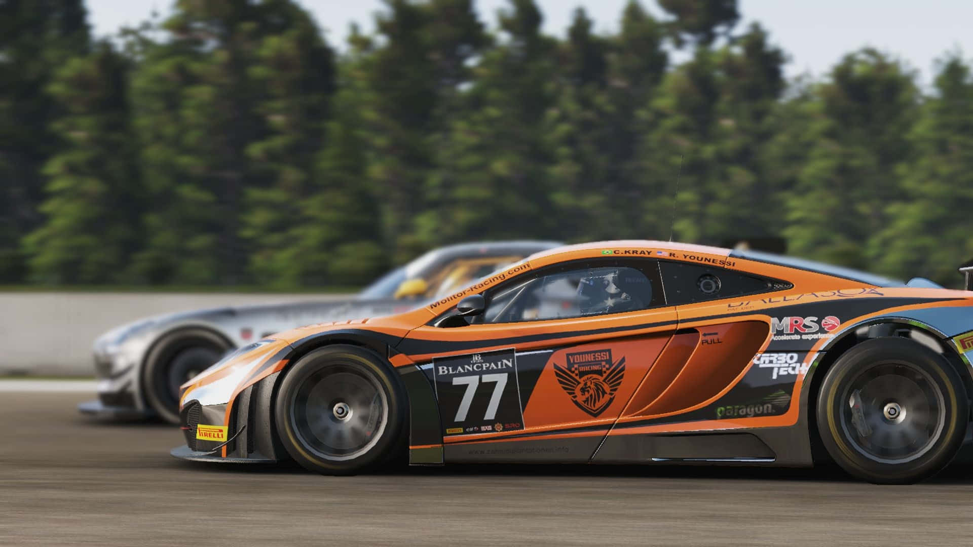 HD Project Cars - Oranssi McLaren 12C -taustakuva Taustakuvat