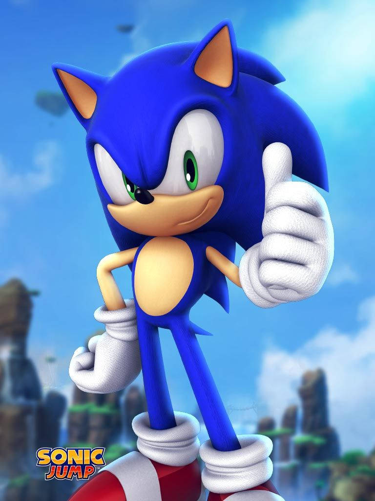 HD Sonic Jump -pelin kuvataustakuva.