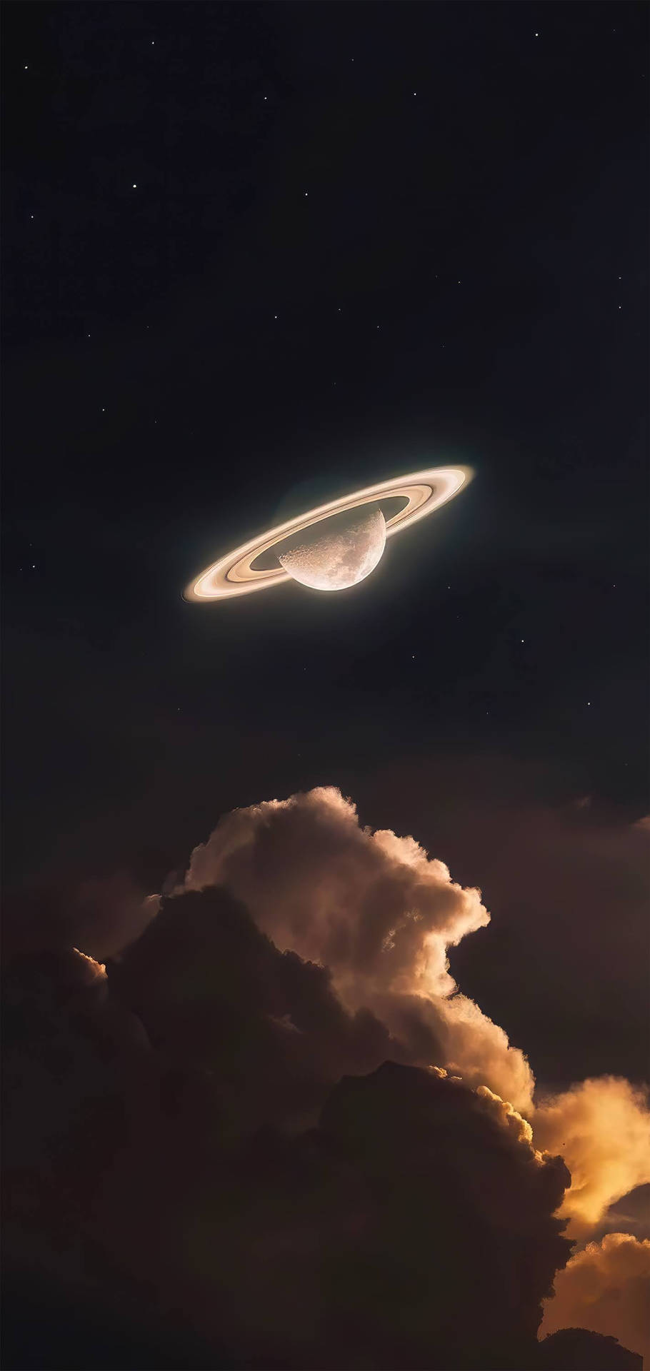 Hehkuva Saturnus 4K