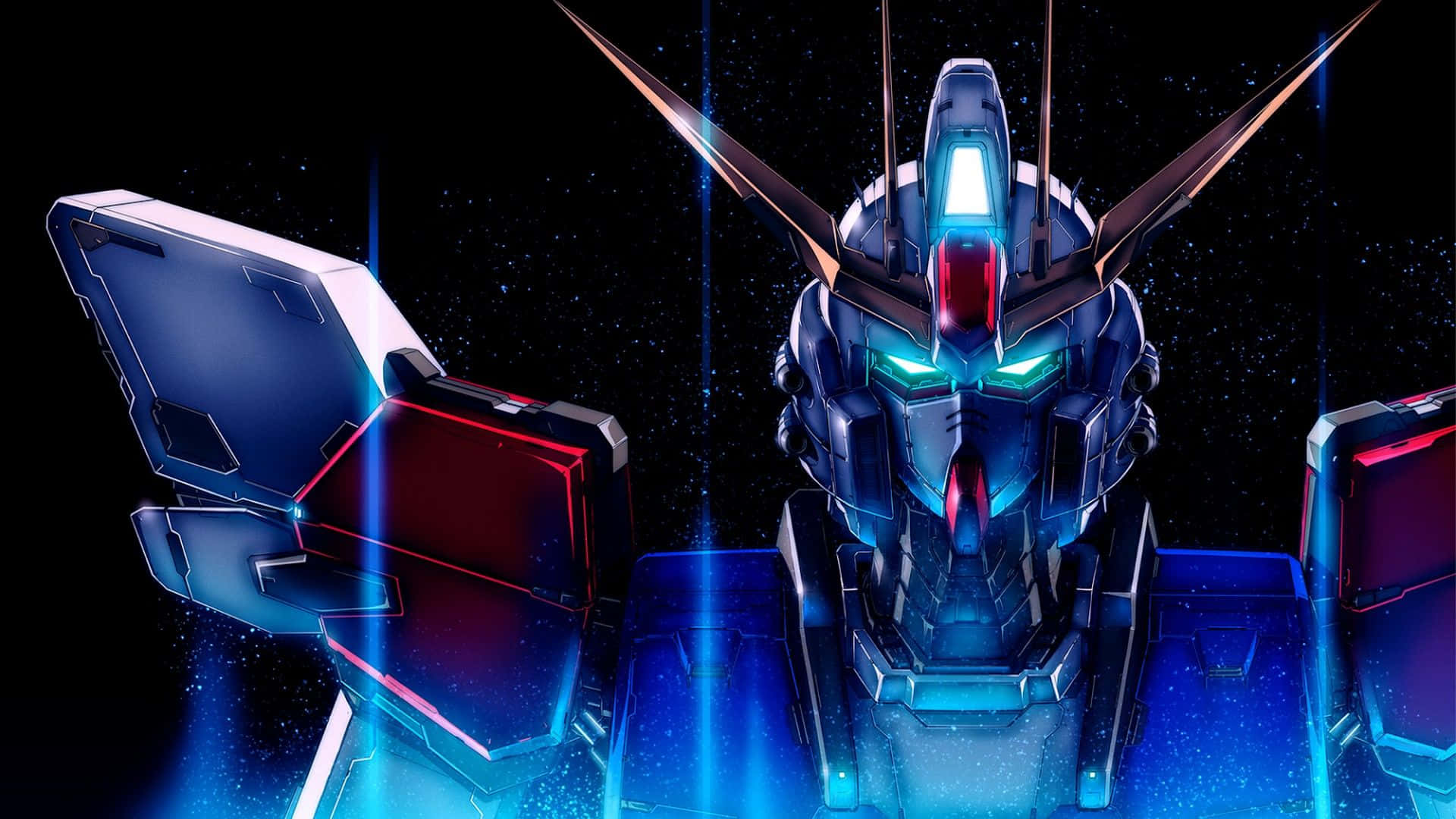 Hehkuva Gundam-työpöytä Taustakuvat