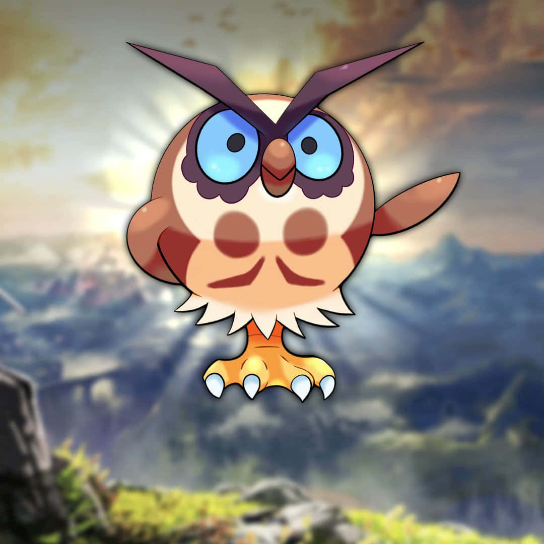 Hehkuva kuva Hoothootista vuorten kanssa Taustakuvat