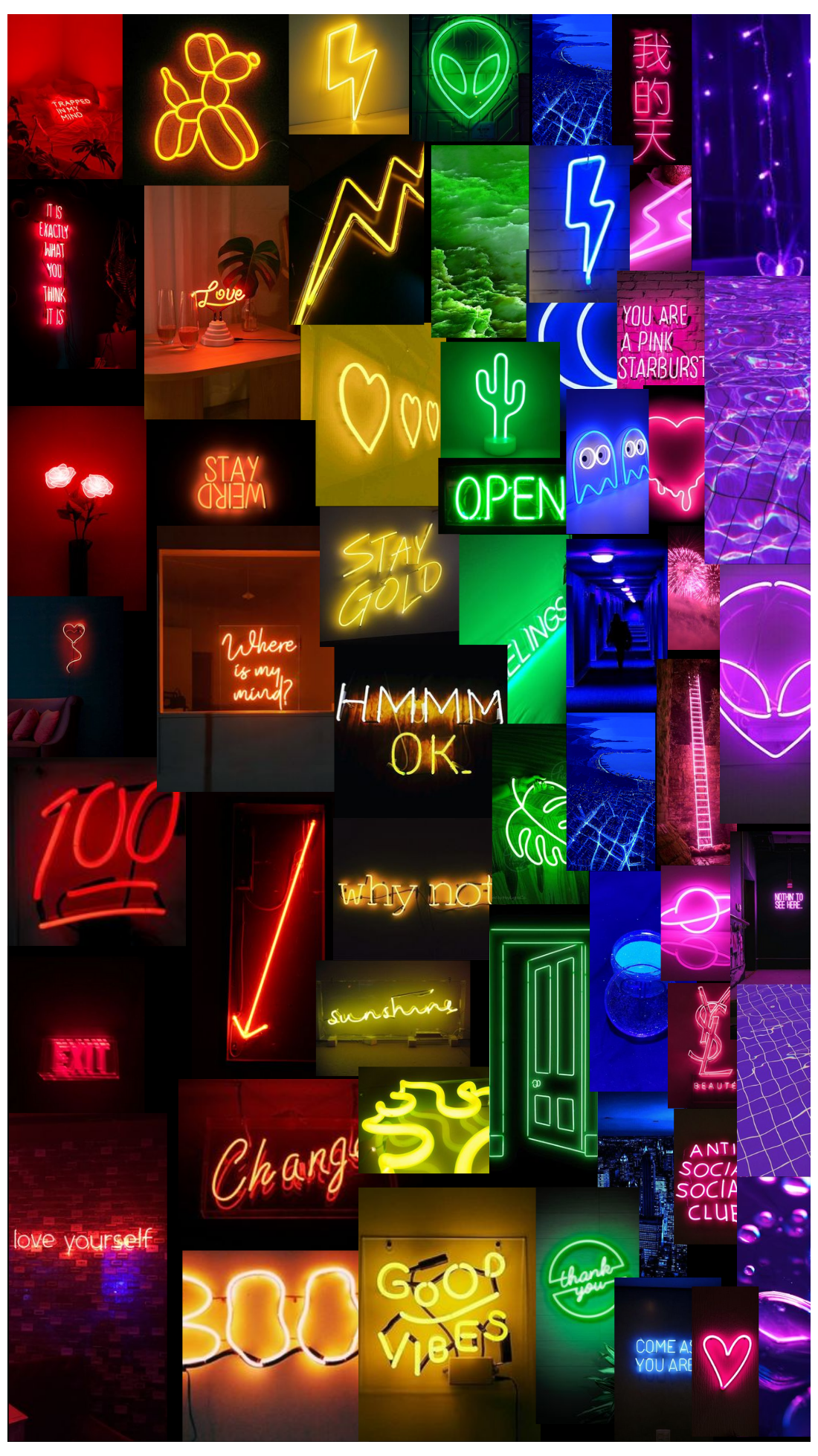 Hehkuva Neon Loisto Taustakuvat