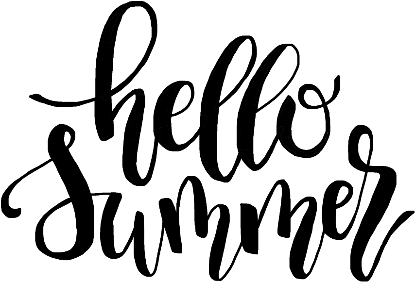 Hei kesä kalligrafia Taustakuvat