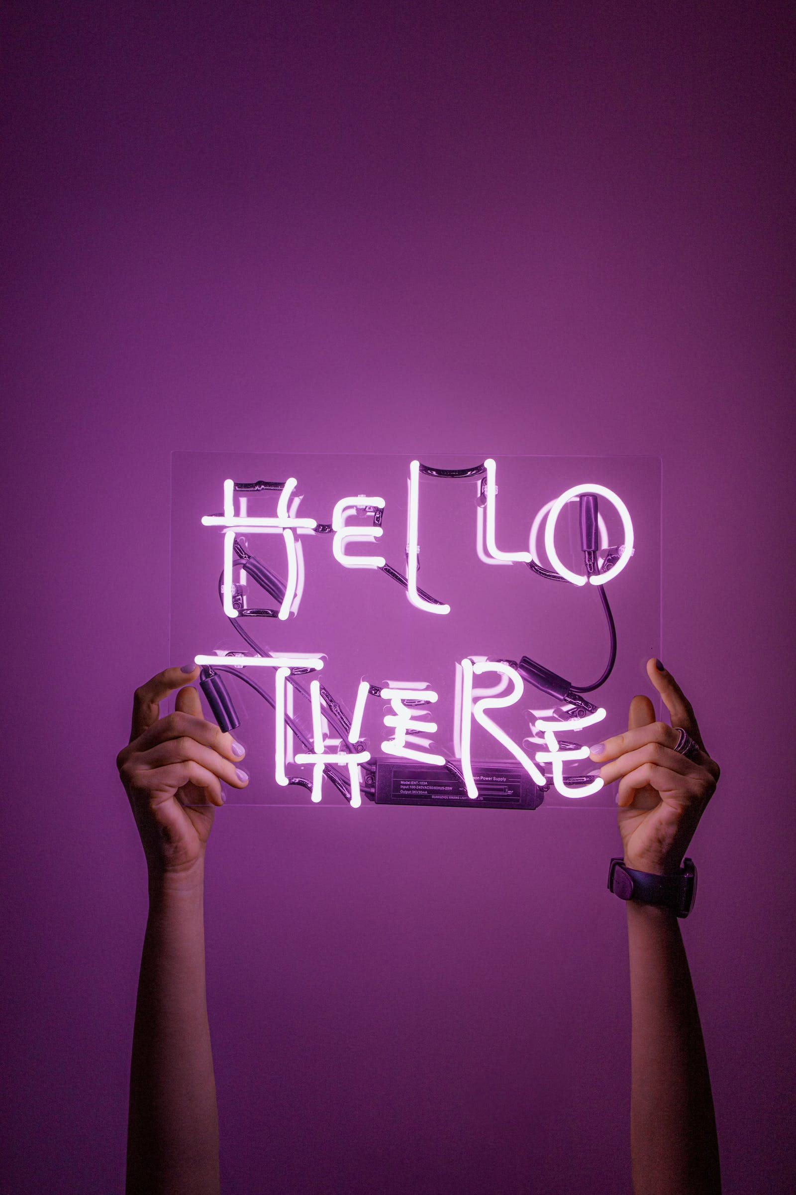 Hei siellä neon iPhone Taustakuvat