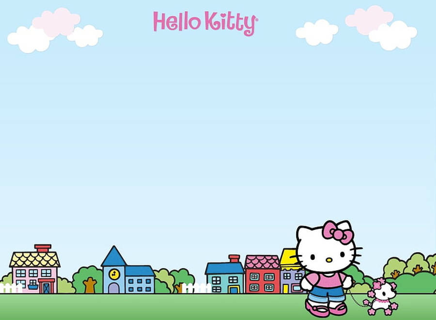 Hello Kitty Aesthetic - Kävelyllä Taustakuvat