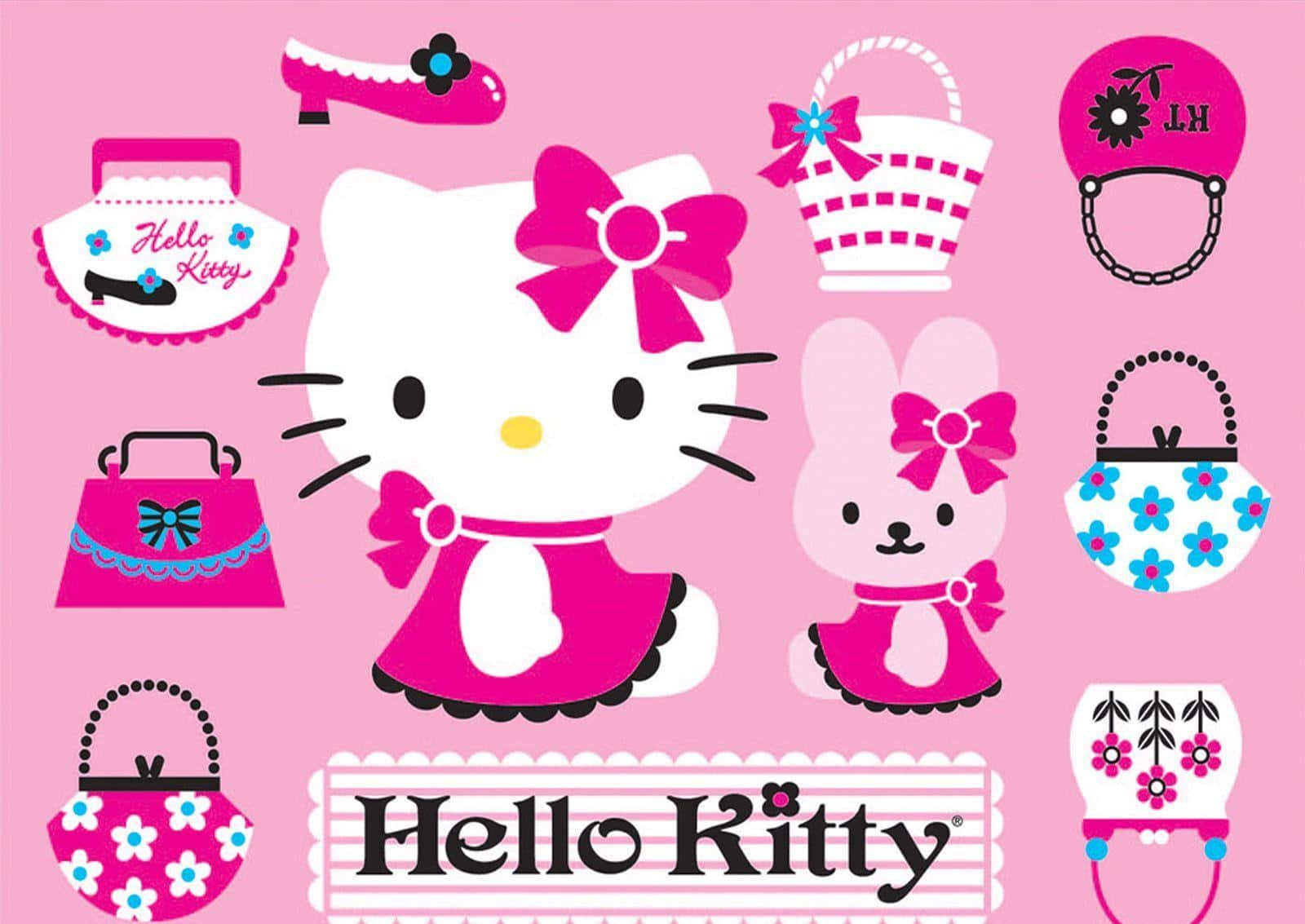 Hello Kitty Laptop -käsilaukut Taustakuvat
