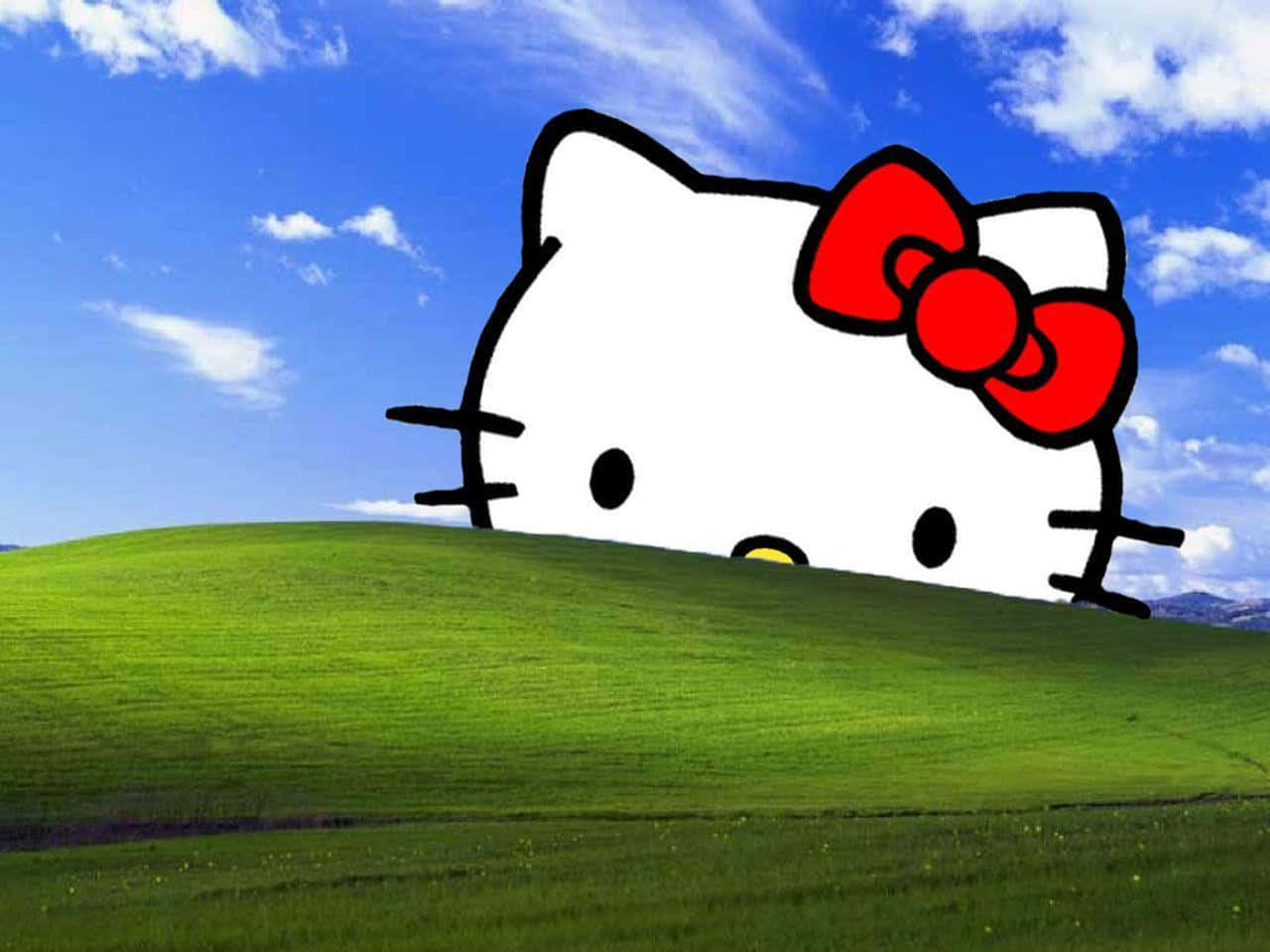 Hello Kitty Laptop Windows -mäki Taustakuvat