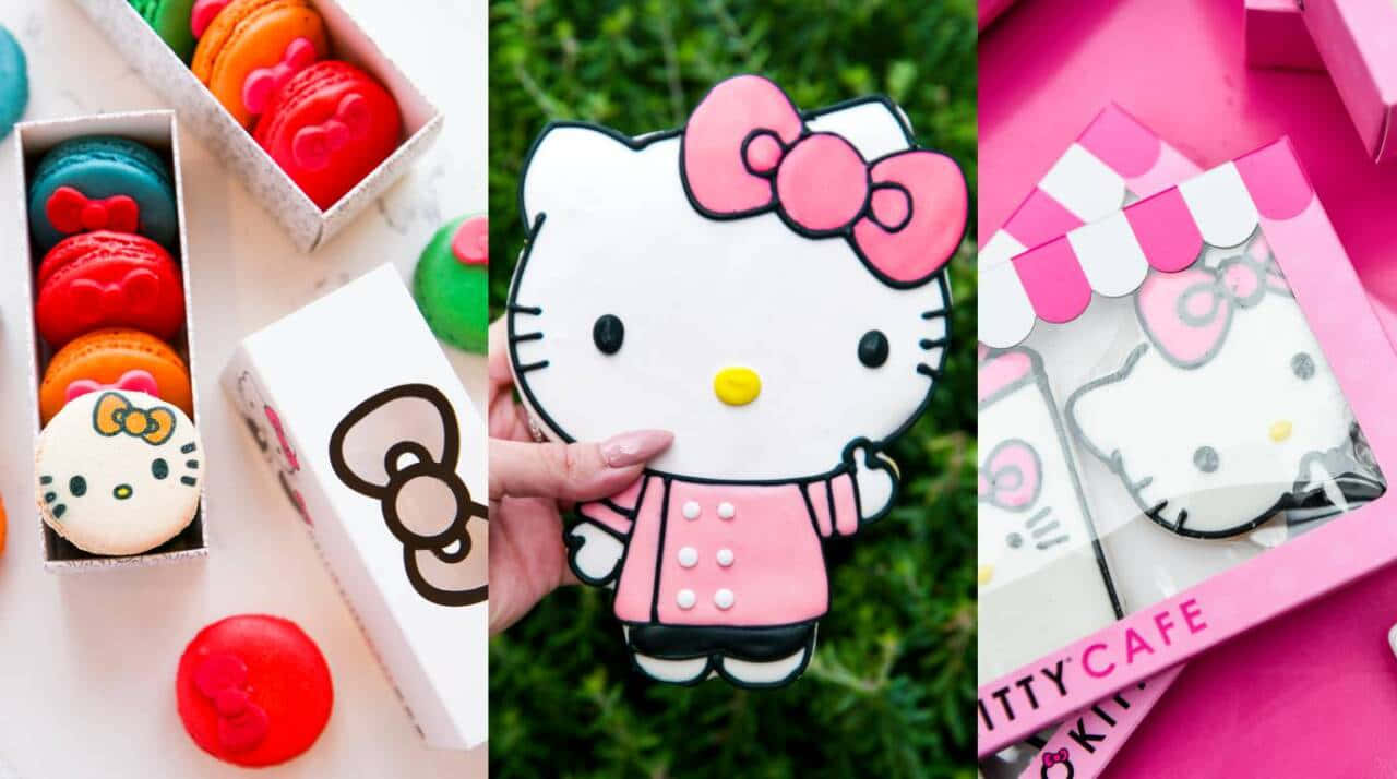Hello Kitty Näyttää Suloisen Puolensa Taustakuvat