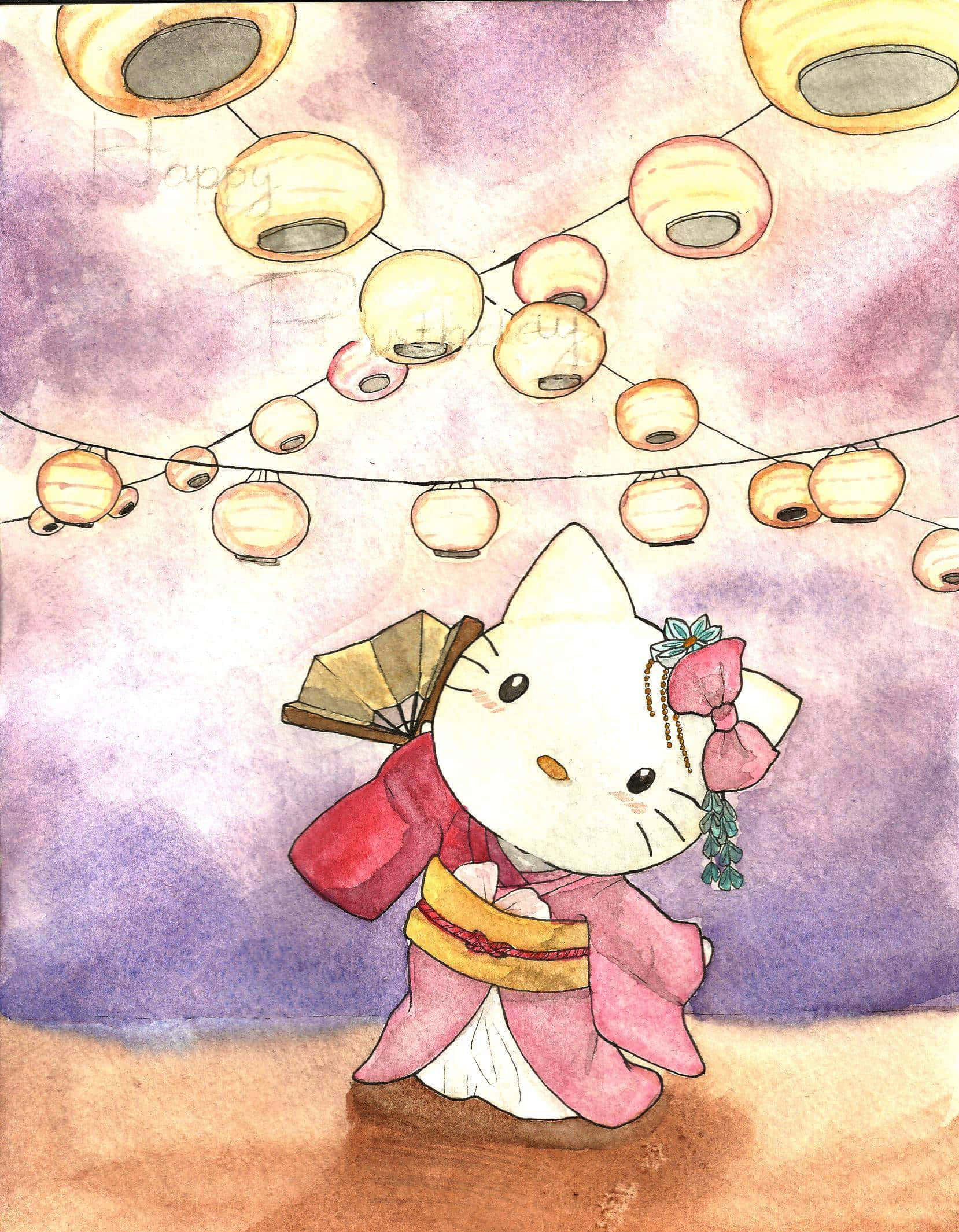 Hello Kitty piirros Sanrio profiilikuva Taustakuvat