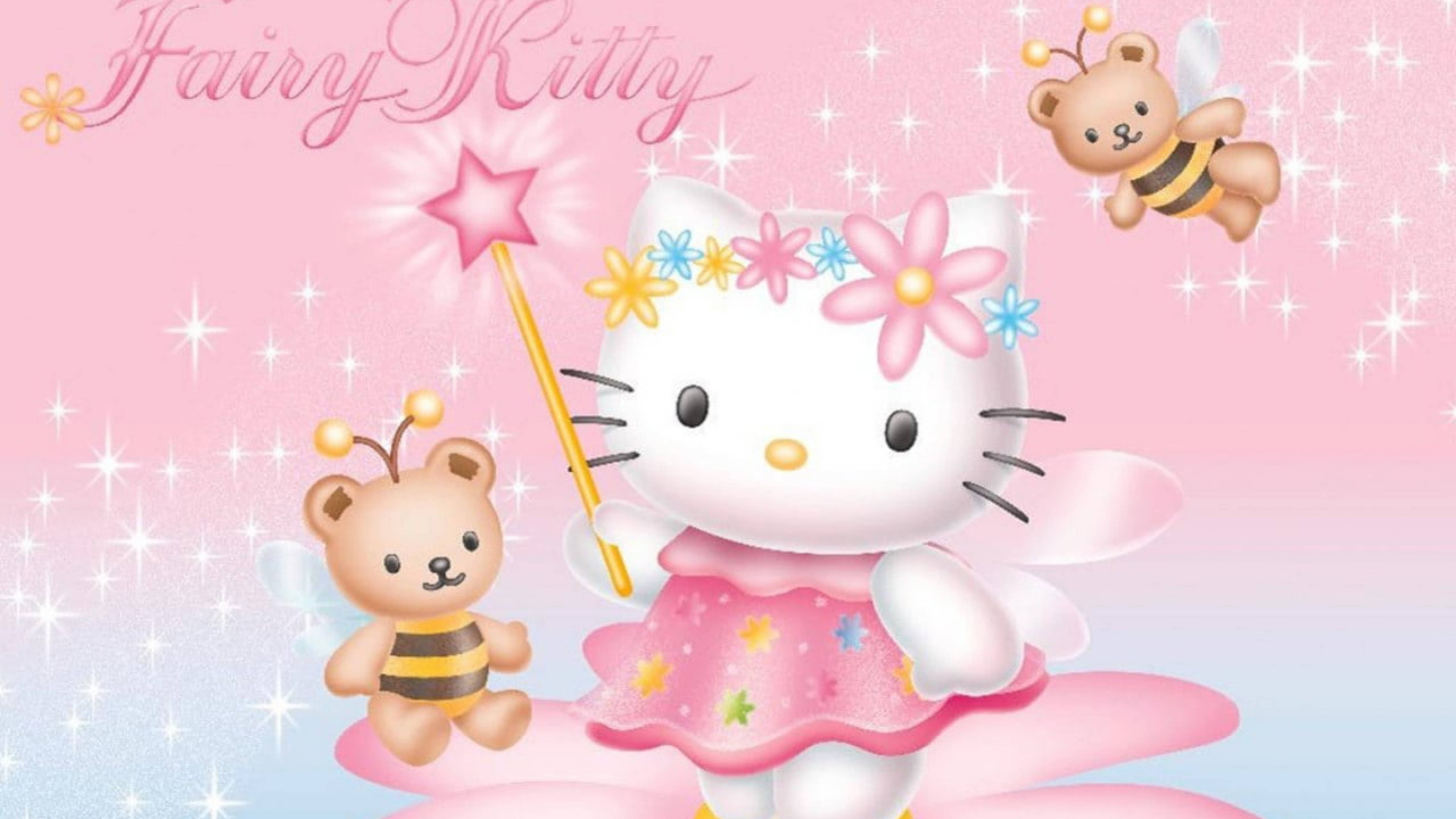 Hello Kitty Pinkki Keiju Taustakuvat