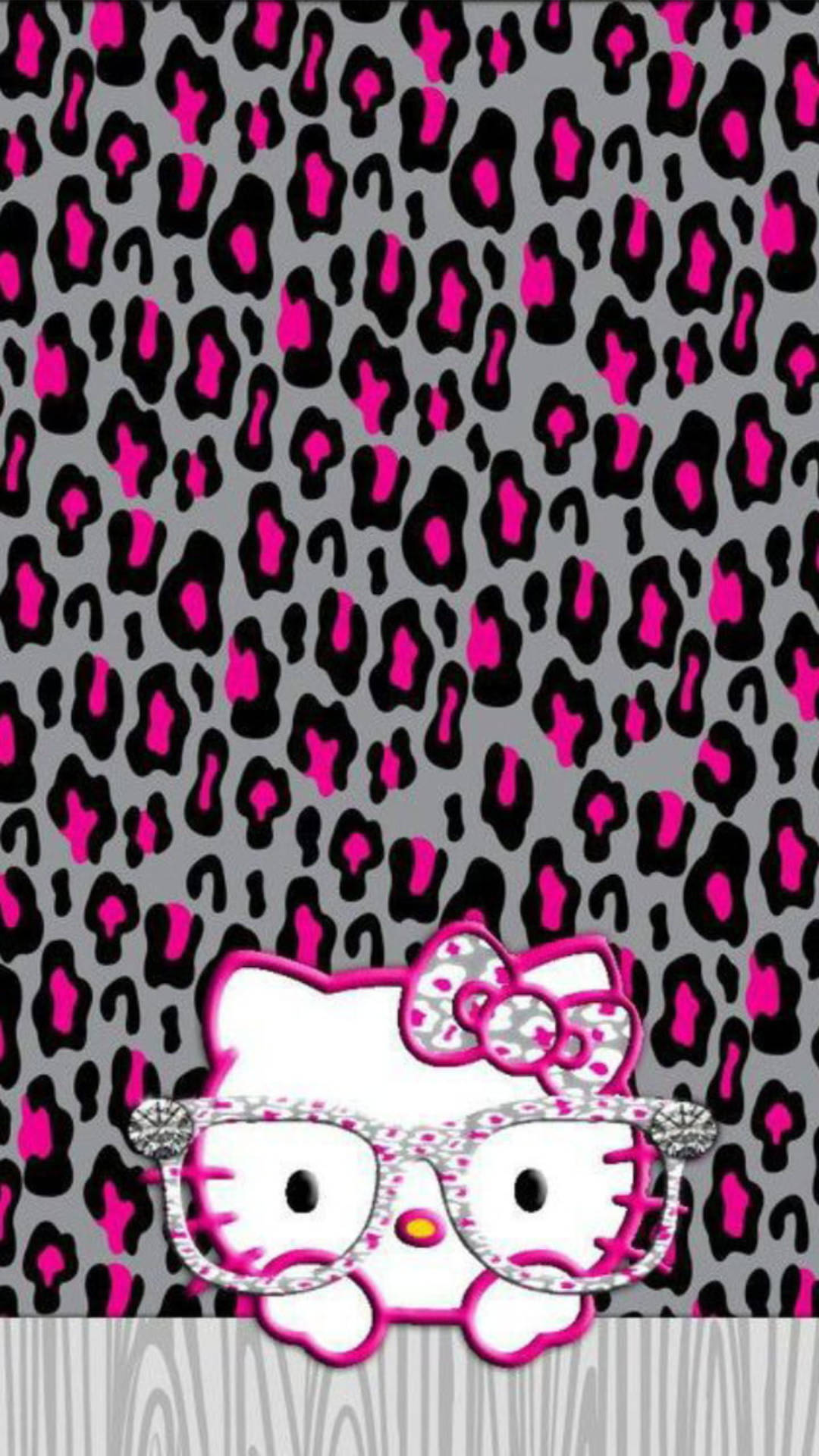 Hello Kitty söpöllä leopardikuviolla Taustakuvat