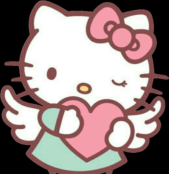Hello Kitty Sydän Kädessä Taustakuvat
