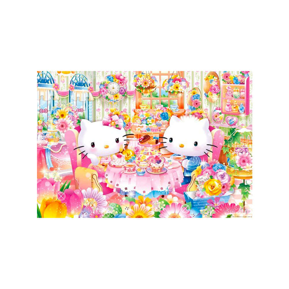 Hello Kitty treffeillä Sanrio-profiilikuva Taustakuvat