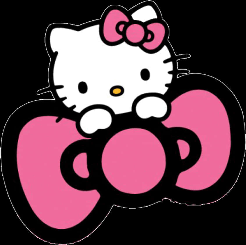 Hello Kitty vaaleanpunainen rusetti Taustakuvat