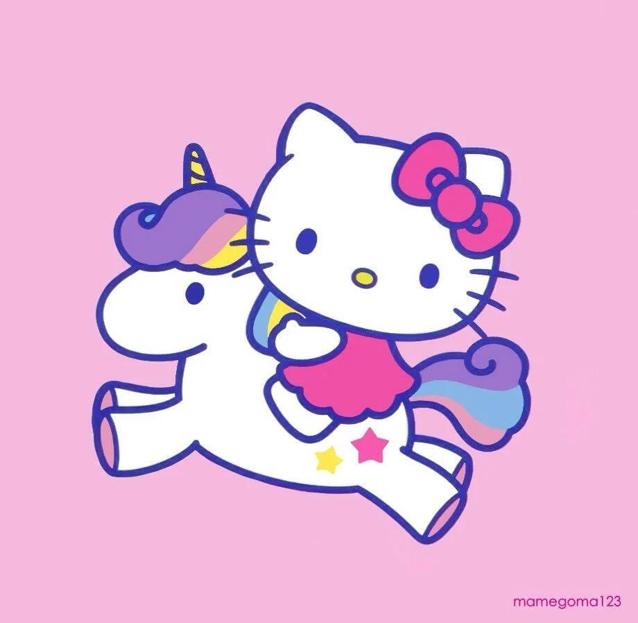 Hello Kitty yksisarvisella profiilikuva Taustakuvat