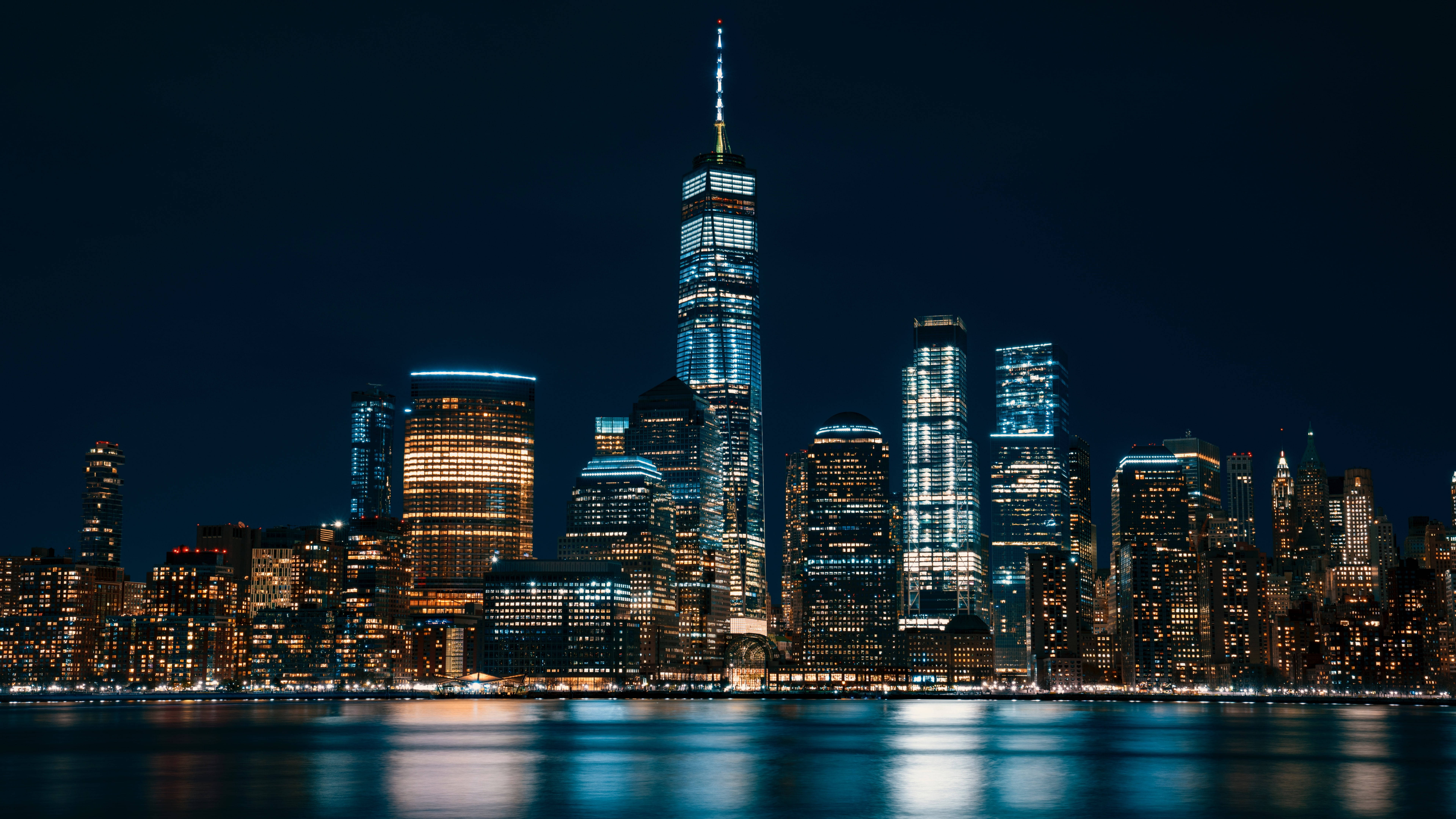Henkeäsalpaava näkymä New Yorkiin 8K Ultra HD -laadussa Taustakuvat