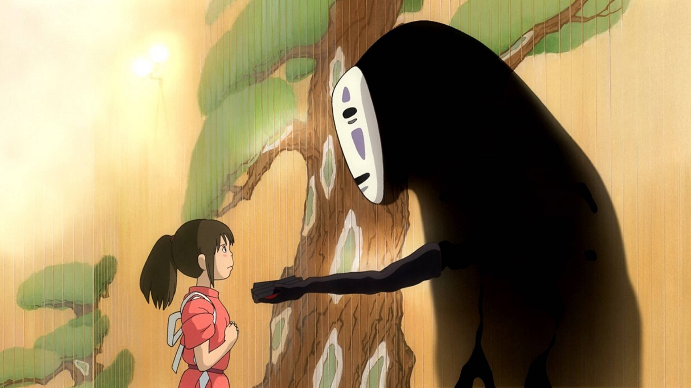 Henkien kätkemä anime lapset Taustakuvat