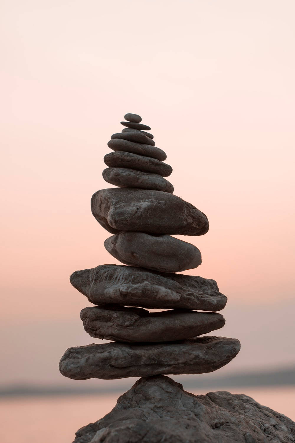 Henkinen estetiikka mindfulness kivi Taustakuvat