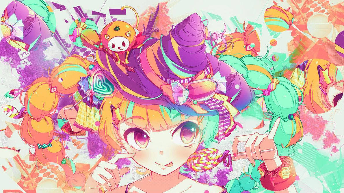 Herkullisia kawaii-tyylisiä noitaherkkuja Taustakuvat