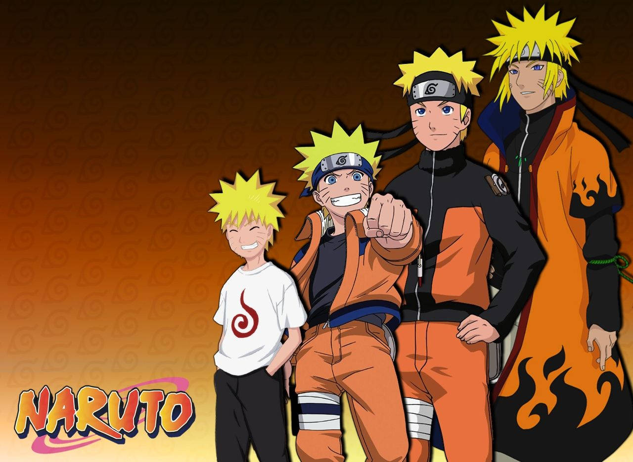 Hieno Naruto-hahmon kehitys — Siisti naruto GIF Taustakuvat