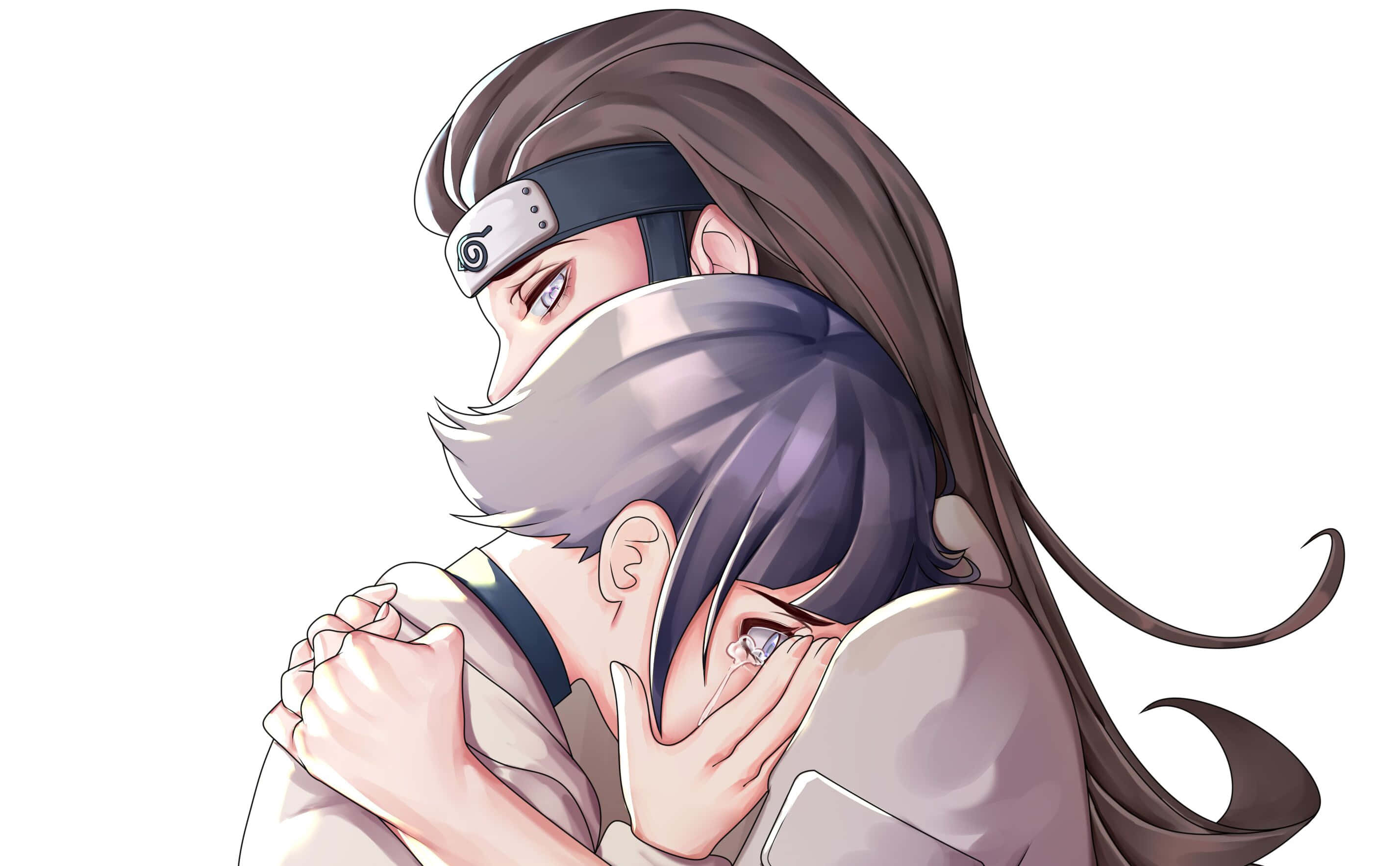 Hinata ja Neji Hyuga halaavat Taustakuvat