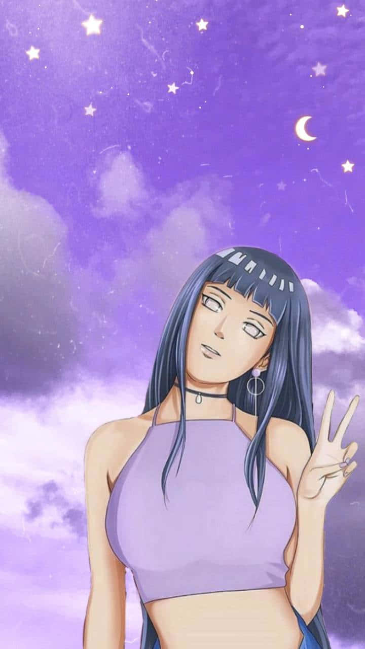 Hinata Uzumaki rauhanmerkki Taustakuvat