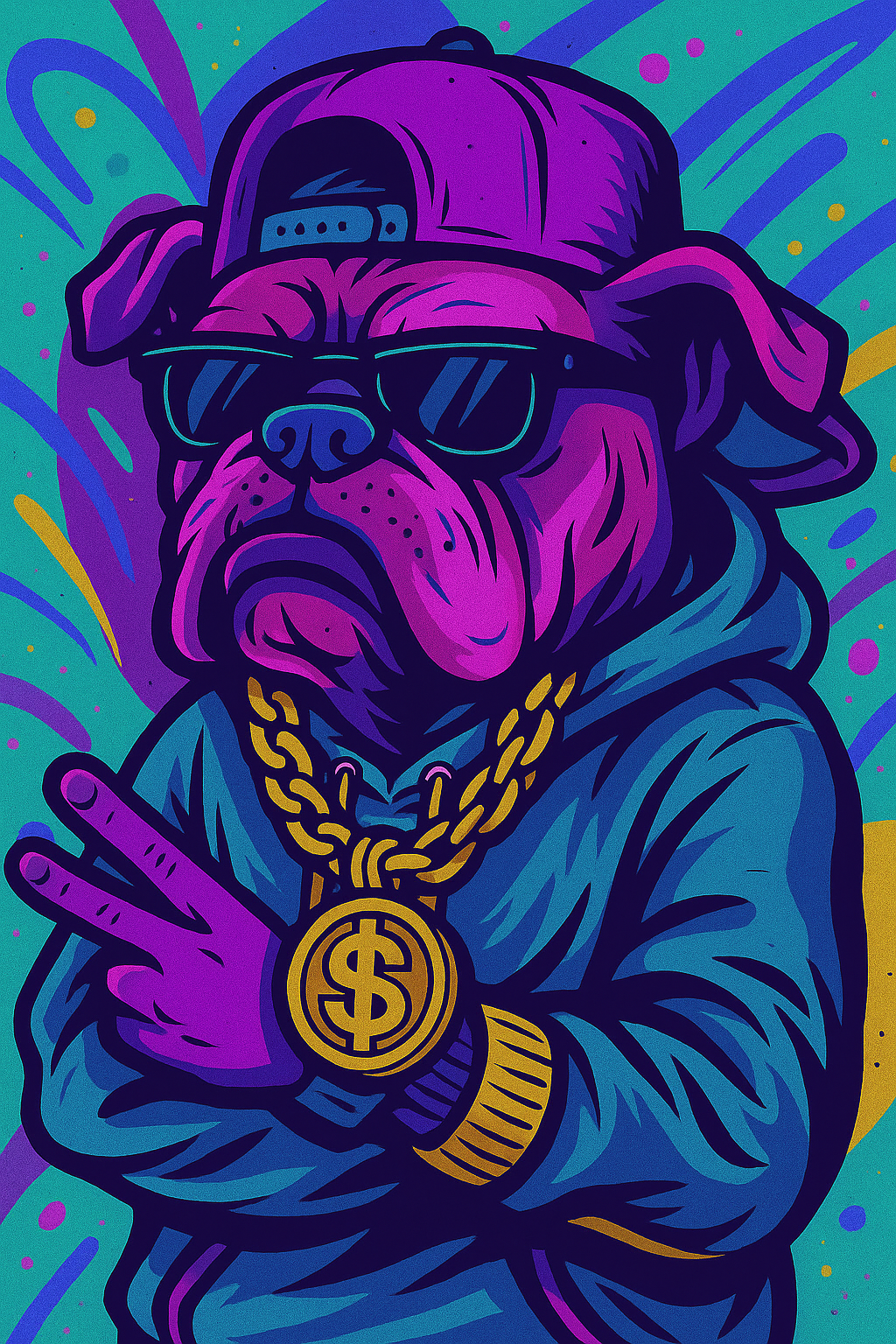 Hip-hop pinkki Taustakuvat