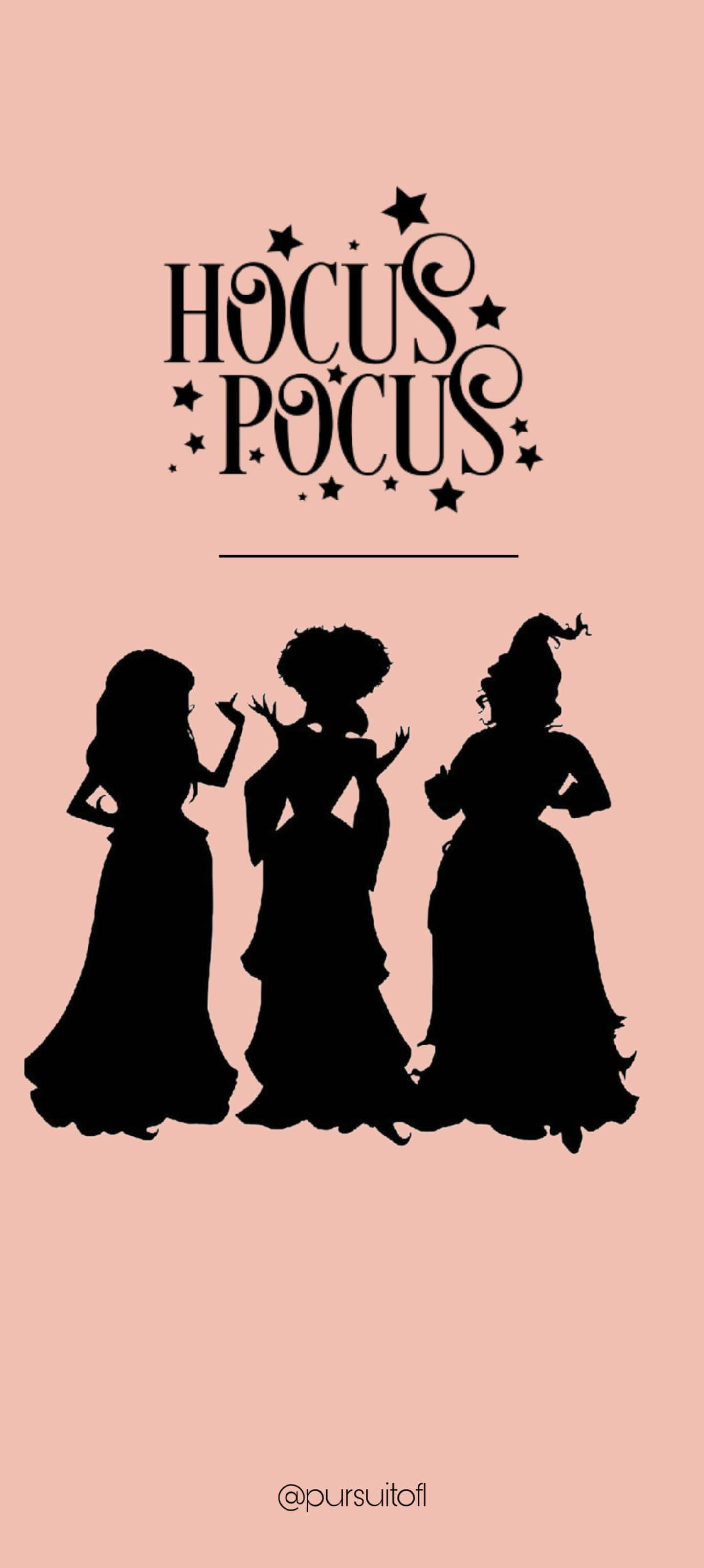 Hocus Pocus iPhone Siluetti Taustakuvat