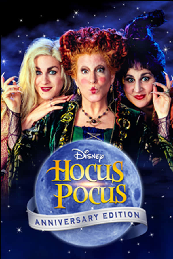 Hocus Pocus -juhlapainoksen kansi Taustakuvat